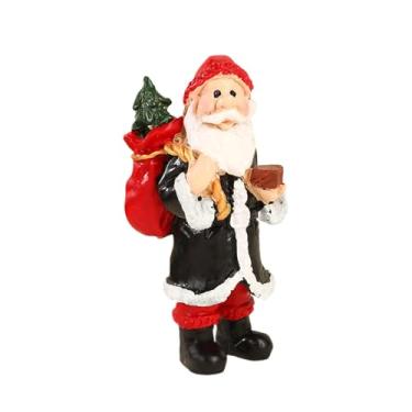 Imagem de Fenteer Enfeite de Natal com Estatueta de Papai Noel para Festas, Decoração de Estante e Decoração Infantil, Mochila