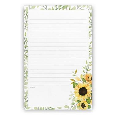 Imagem de Dashleigh Sunflower Lined Notepad, 100 Sheets, 5x8 inches