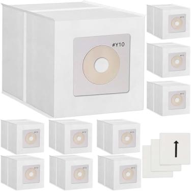 Imagem de Pacote com 10 sacos de vácuo Y10 para aspiradores InterVac CS6, CS8, CS8HW, DOMETIC CV1003