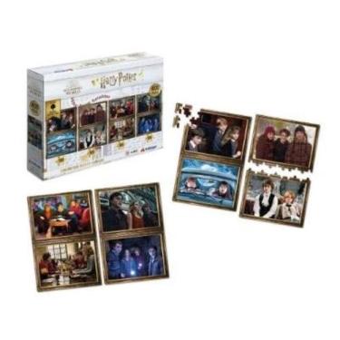 Imagem de Quebra Cabeca 4X100 Harry Potter 400Pcs 67976 - Xalingo