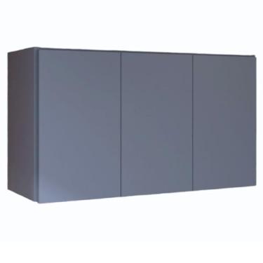 Imagem de Armário Estendida 90cm 3 Portas Organizador (PRETO)