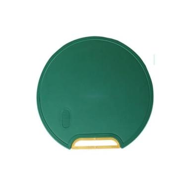 Imagem de Tabua de cozinha Tábua De Corte Antibacteriana À Prova De Mofo 35cm Com Suporte Em Pé Para Cozinha(Redondo)