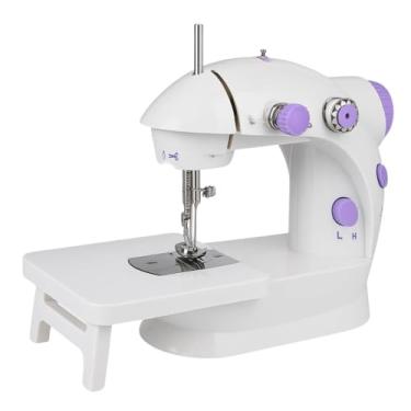 Imagem de Mini Máquina de Costura Portátil | 2 Velocidades Bivolt com Pedal | Costura Rápida e Precisa