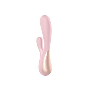 Imagem de Vibrador Rabbit SF Mono Flex – Estimulação Ponto G e Clitóris – 2 Motores Potentes – Silicone Flexível – 50 Combinações de Vibração – Controle por App (iOS e Android) – Impermeável (IPX7) – Recarregável (Rose)