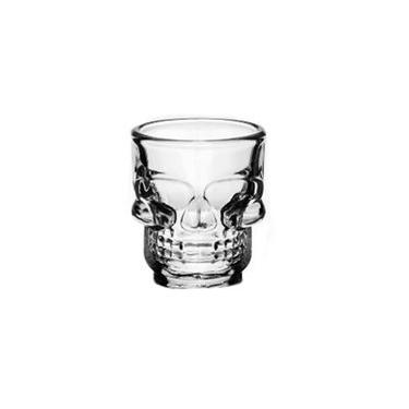 Imagem de Copo Shot De Vidro Caveira 50Ml - Hauskraft