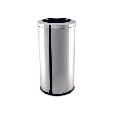 Imagem de Lixeira com Aro Brinox Decorline 40,5 Litros Ø 30 x 60cm Aço Inoxidável Colorido