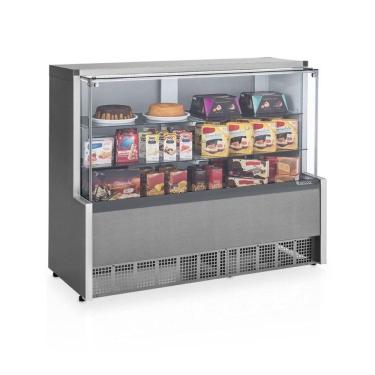 Imagem de Vitrine Neutra Gelopar Inox 1,4m Bivolt MPNA-140R