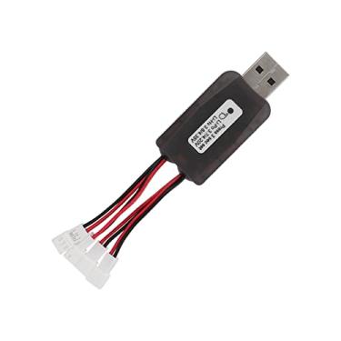 Imagem de AYNEFY Carregador de Bateria Usb Cx405 4ch para 3.7v Lipo Lihv Com Indicadores Led e Tipos de Bateria Inteligentes para Helicóptero Rc