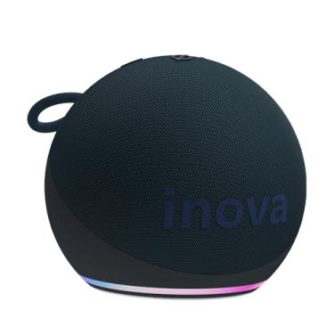 Imagem de Caixa de Som, INAVA, Melhor Alto-Falante Portátil Bluetooth com Som até Hoje, Graves e Agudos Surround 360°, 20 Horas de Duração da Bateria - Compatível com Alexa (Verde)