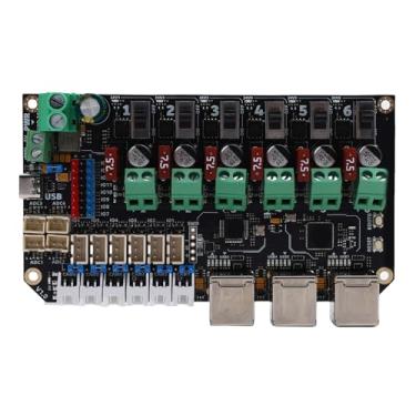 Imagem de AUNMAS Substituição da Placa-mãe da Impressora 3D, Hub de Controle de Múltiplas Cabeças, Placa de Expansão USB2517, CANBUS de 6 Canais e Distribuição de Energia para Configurações Avançadas de