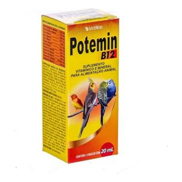 Imagem de Potemin B12 Suplemento Vitaminico E Mineral 20ml - VetBras