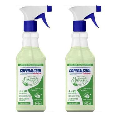 Imagem de Kit C 2 Limpador Multiuso Álcool Perfumado 500ml Capim Limão - COALA