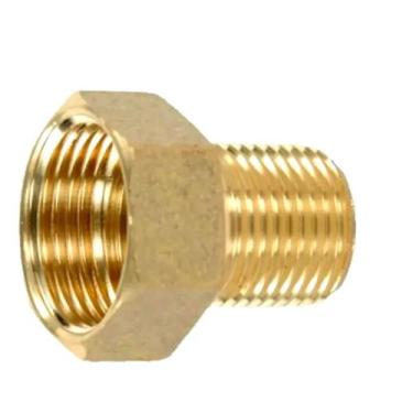 Imagem de Bucha De Redução Em Metal Longa 3/4 X 1/2 Latão Amarelo - Modelar