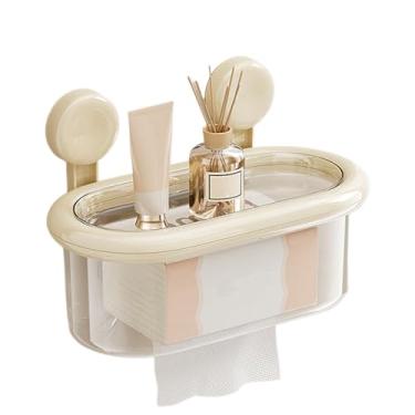 Imagem de Porta-Rolos de Parede - Organizador de com Ventosas - Organizador e Dispensador de Guardanapos - para Controle Remoto Chaves Batom Escritório Oficina Cozinha Banheiro