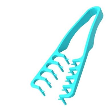 Imagem de Pente volumizante para pentear, pente de cabelo fofo de dentes largos, escova texturizadora anti-frizz para homens e mulheres