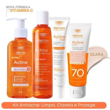 Imagem de Kit Antiacne: Sabonete 140g + Gel Secativo Trat + Tonico Adstringente 