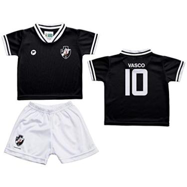 Imagem de Conjunto Bebê Vasco Uniforme Preto - Torcida Baby