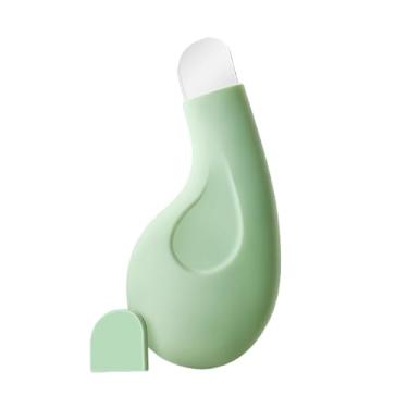 Imagem de Ferramenta de remoção de cravos para limpeza profunda/raspador facial de silicone com tampa/lâmina de aço inoxidável/limpeza facial, removedor de cabeça preta para rosto