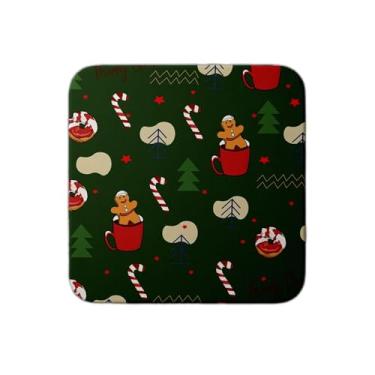 Imagem de Ladrilho Decorativo de Cerâmica Padrão de Ano Novo Branco