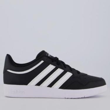 Imagem de Tênis Adidas Hoops 4.0 Preto e Branco-Unissex