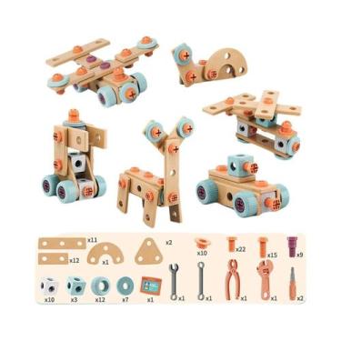 Imagem de Kit De Ferramentas De Montagem DIY Para Crianças, Brinquedo De Constru