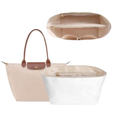 Imagem de KOMHPS Bolsa organizadora para bolsa, bolsa organizadora de feltro, mochila compatível com Longchamp, Le Pliage, LV, Coach