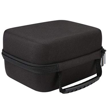 Imagem de GLOGLOW Suprimentos de Armazenamento Estojo de Transporte, Material EVA, Preto, 17,5 X 13,5 X 9 Cm, Com Alça e Bolso Interno, para Amantes e Profissionais de Bricolagem Óleo Essencial Portátil Nan