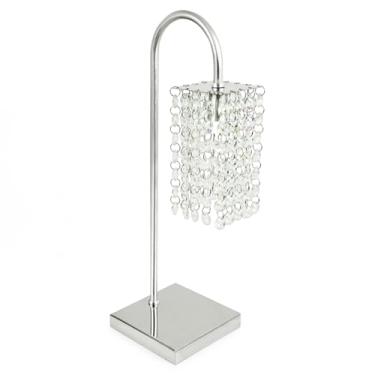 Imagem de Abajur Clearcrillic Cristal Acrilico Quadrado(Cromado)