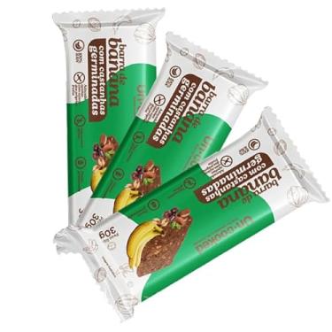 Imagem de Kit 3X: Barra Banana E Castanha S/Glúten Vegano Uncooked 30g