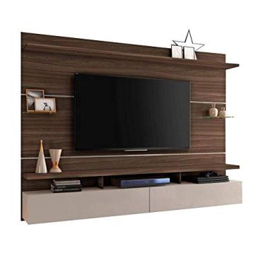 Imagem de PAINEL PARA TV ATÉ 60 POLEGADAS AQUARELA IMBUIA/OFF JCM