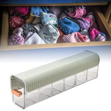 Imagem de GLOGLOW Organizador de Roupas íntimas de Parede Caddy, Gaveta de Montagem Em Parede de Plástico Removível para Armazenamento de Quarto, Transparente, Suprimentos de Armazenamento de 10,6 Onças