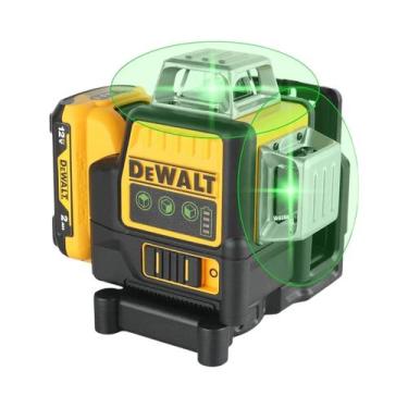 Imagem de Nível a Laser De Bateria De Lítio 12V DEWALT DW089LG, Medidor Verde Ho