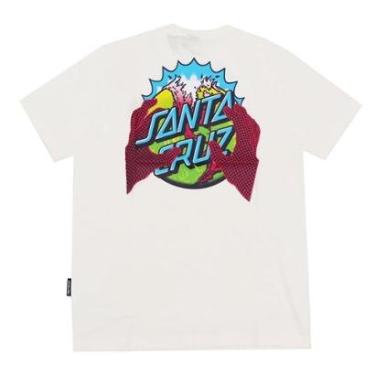 Imagem de Camiseta Santa Cruz Kendall End Of The Dots - Off White (Creme)-Masculino