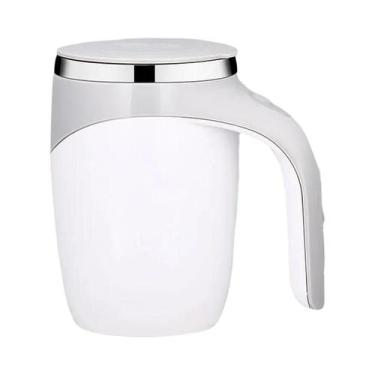 Imagem de Caneca Elétrica Portátil Recarregável De Aço Inoxidável Com Misturador