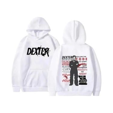 Imagem de Moletom Masculino Dexter Morgan De Algodão Para Outono/Inverno, Estilo