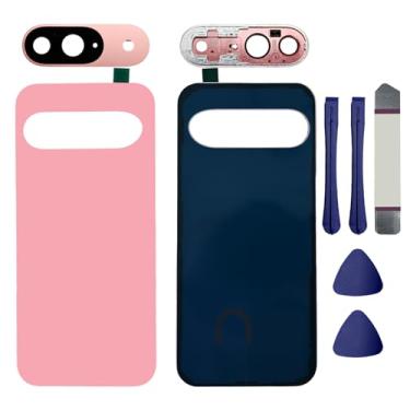 Imagem de Substituição de vidro traseiro para Pixel 9 com lente de câmera traseira para Google Pixel 9 5G Capa traseira de vidro + fitas de pré-instalação + ferramentas (não adequado para Pixel 9 Pro XL/9 Pro