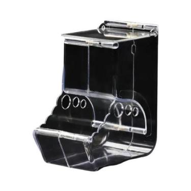 Imagem de Dispensador Automático De Ração Para Hamster E Coelho Em Plástico Tran