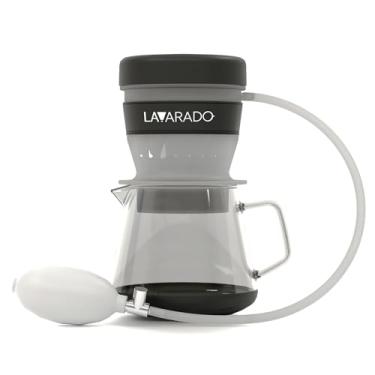 Imagem de lavarado Cafeteira de pressão de ar – cafeteira manual de café expresso com panela de vidro, sem necessidade de eletricidade