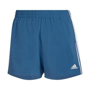 Imagem de Shorts Esportivo Primeblue Designed 2 Move 3-Stripes Adidas-Feminino