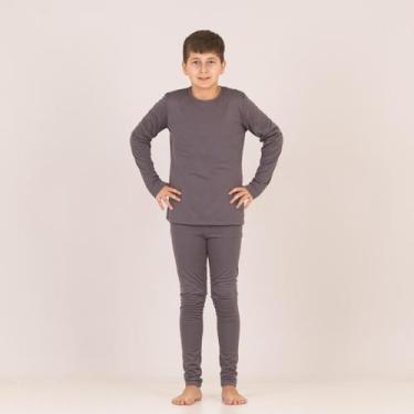 Imagem de Conjunto Térmico Blusa Manga Longa e Legging Flanelada Segunda Pele Fr