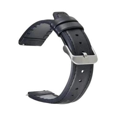 Imagem de Pulseira De Couro E Silicone De 22mm Para Amazfit BALANCE Bip GTR Stra