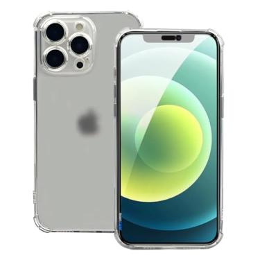 Imagem de [GL CASES] Capa iPhone 12 Pro Max Slim Clear Anti Impacto Reforçada Silicone Transparente Case Flexível Capinha iPhone 12 Promax Anti Choque Encaixe Preciso Com Proteção Para Câmera e Tela