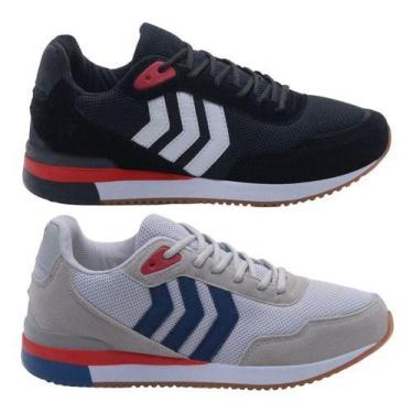 Imagem de Kit 2 Pares De Tenis Masculino Casual Lançamento Caminhada - Dix, 39, 