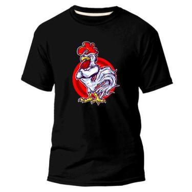 Imagem de Camiseta Básica Algodão Premium Estampa Digital Galo Cego - Pavesi, Pr