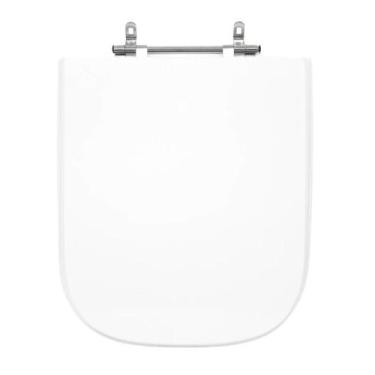 Imagem de Assento Sanitário Poliéster Para Louça Quadra (Deca) Aço (Reb. Oculto)