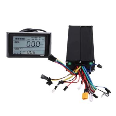 Imagem de Fabater Kit de Display LCD de Controlador de Bicicleta Elétrica Com Caixa de Alumínio Espesso, Tela Retroiluminada, Função de Autoaprendizagem para Motores 36V 48V 52V 1000W 1500W, Adequado para