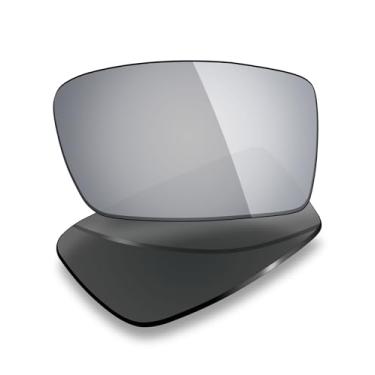 Imagem de Mryok Lentes de reposição UV400 compatíveis com óculos de sol Arnette After Party AN4158 62 mm, HD Polarized, proteção UV, resistente a impactos e ajuste perfeito - Titânio prata