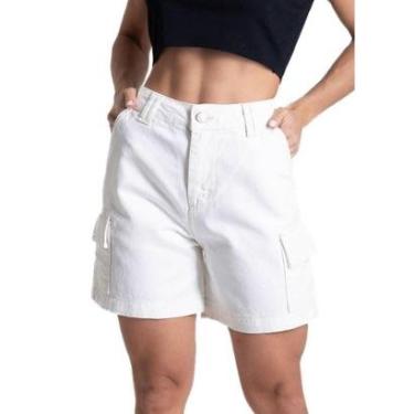 Imagem de Shorts Sarja Sawary - 281975 - Off white 36-Feminino