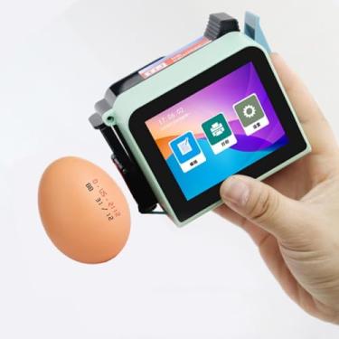 Imagem de Impressora portátil de tinta jet com cartucho solvente secagem rápida máquina codificação bolso para data lote número série código barras texto gráfico formulário etc