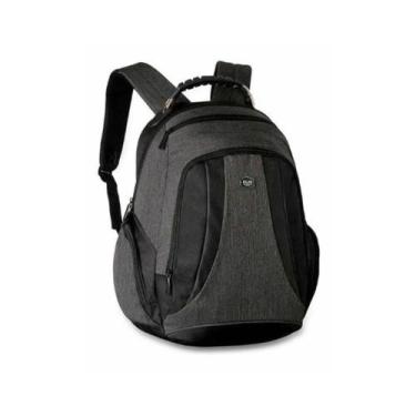 Imagem de Mochila Executiva Costas Universitário Cabo de Aço Reforçada, Cinza